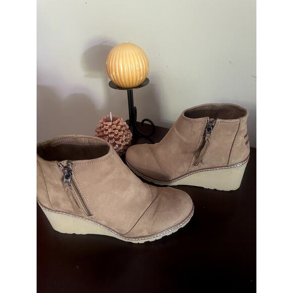 Toms Womens Avery Wedge Bootie Sz 8.5 - Picture 6 of 8